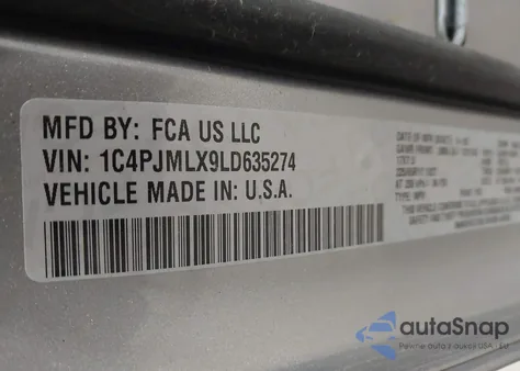 2020 Jeep Cherokee Latitude Lux 4X4 из США, поврежденный, VIN 1C4PJMLX9LD635274